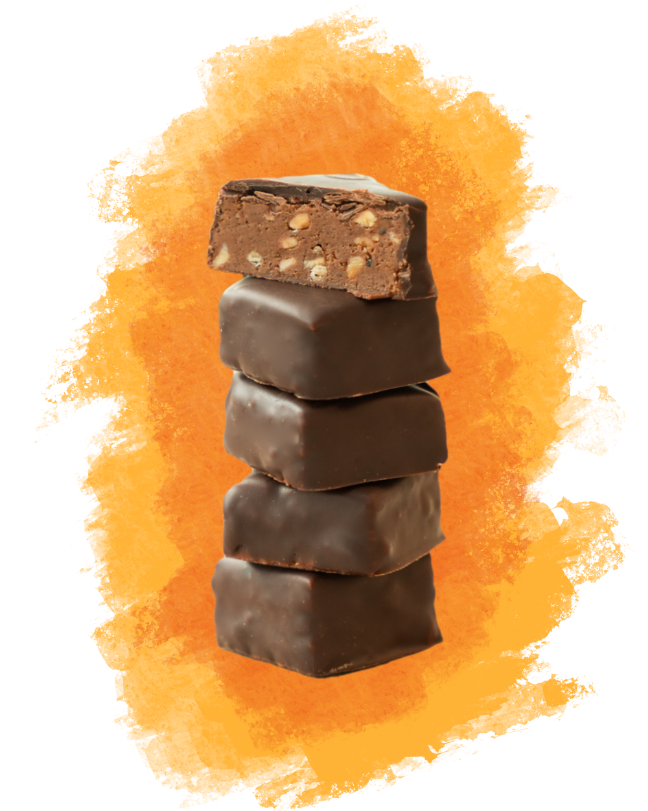 Pralines gourmandes fabriquées artisanalement chez Plaisirs Chocolatés